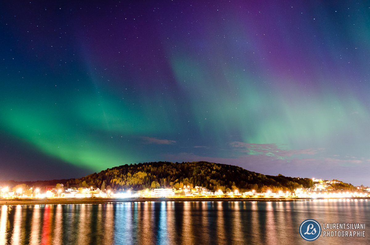 aurore boréale au Saguenay-Lac-Saint-Jean